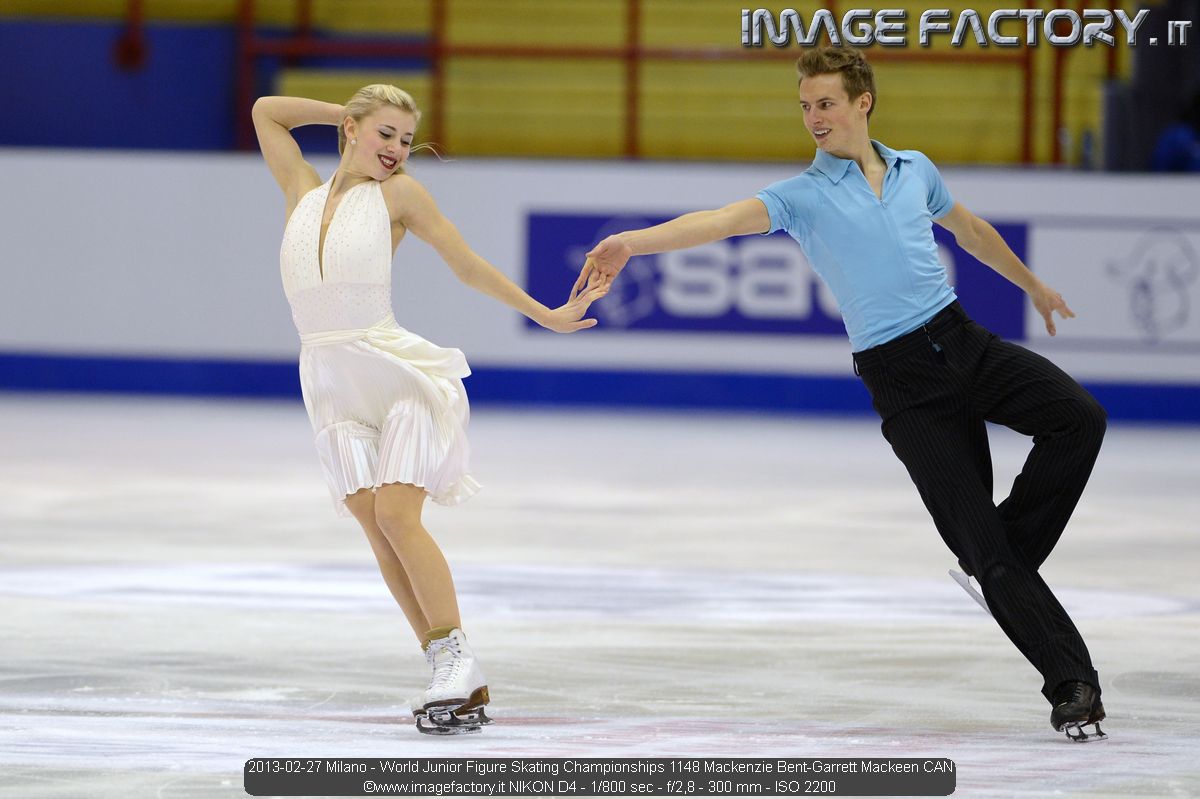 2013-02-27 Milano - World Junior Figure Skating Championships 1148 Mackenzie Bent-Garrett Mackeen CAN
